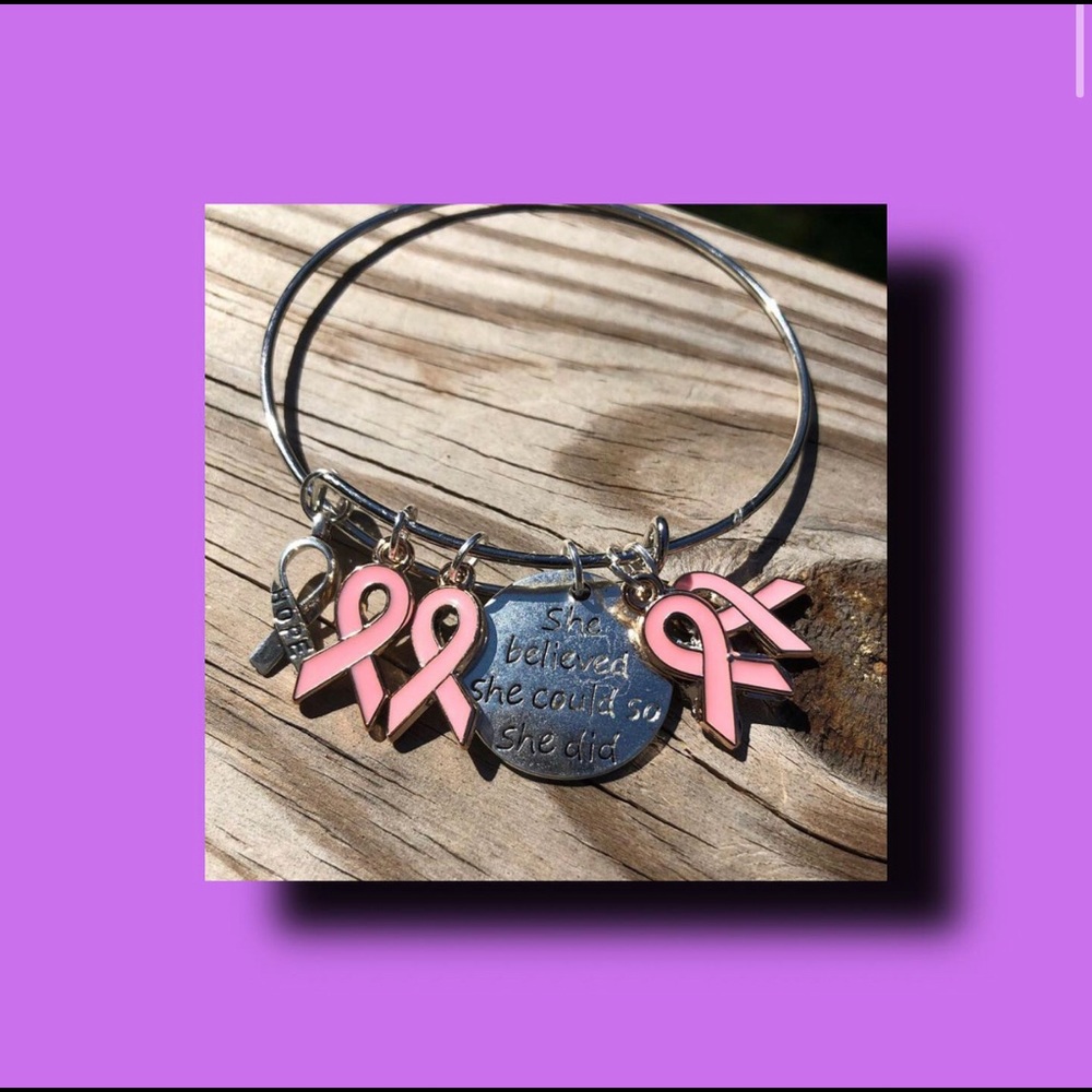 Breast cancer awareness bracelet